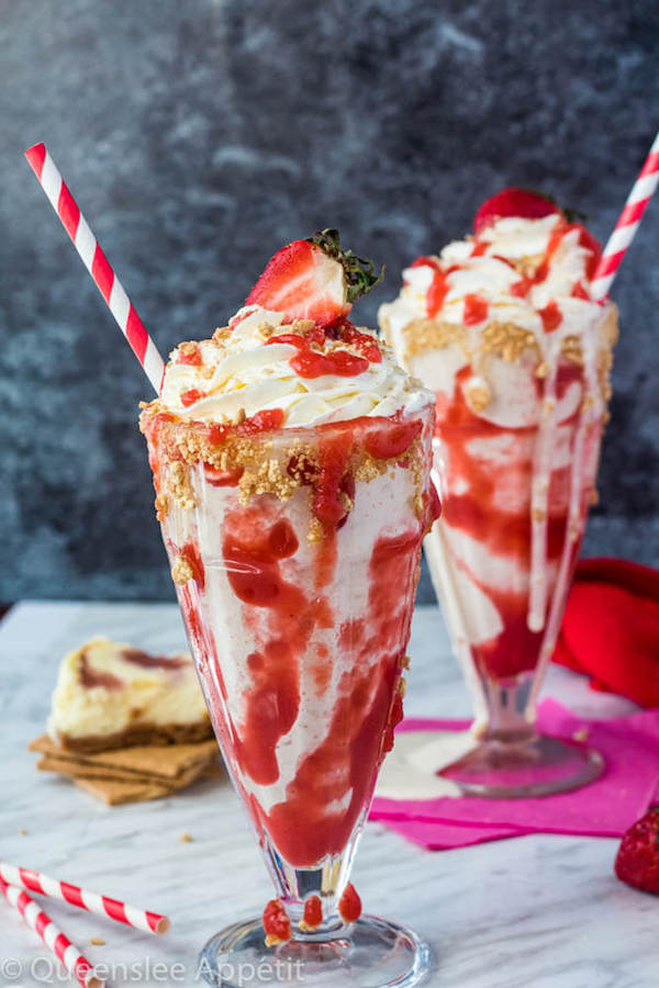Strawberry milkshake