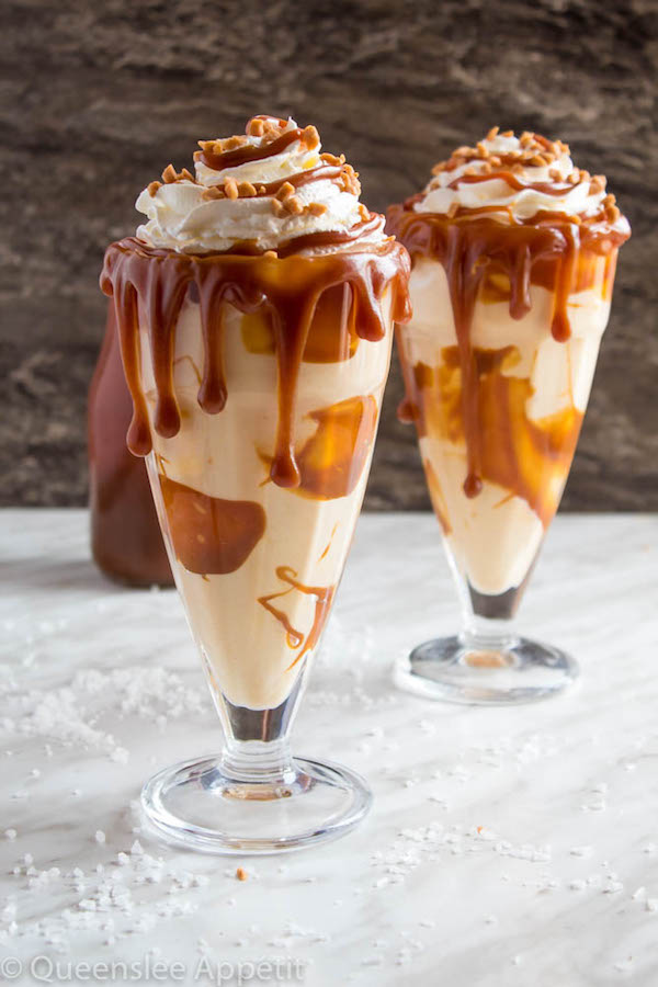 caramel milkshake